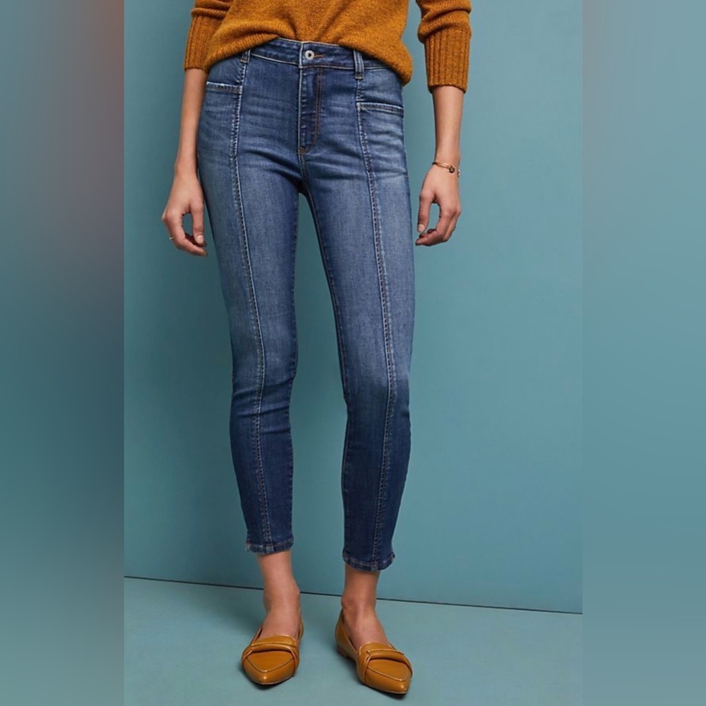 Anthropologie Pilcro and the Letterpress High-Rise Denim Leggings - Size 27